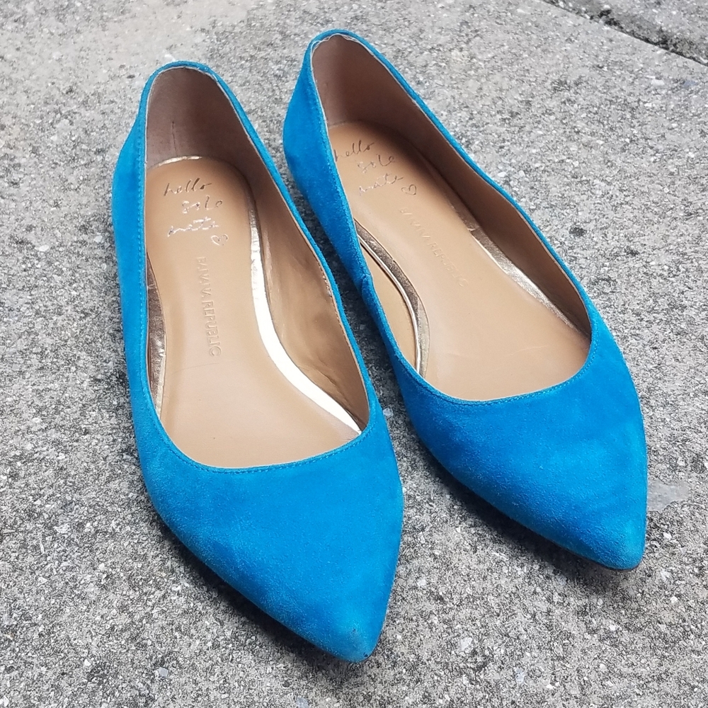 Banana Republic Angela Suede Flats, size 7